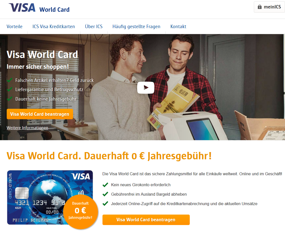 ICS Visa World Card